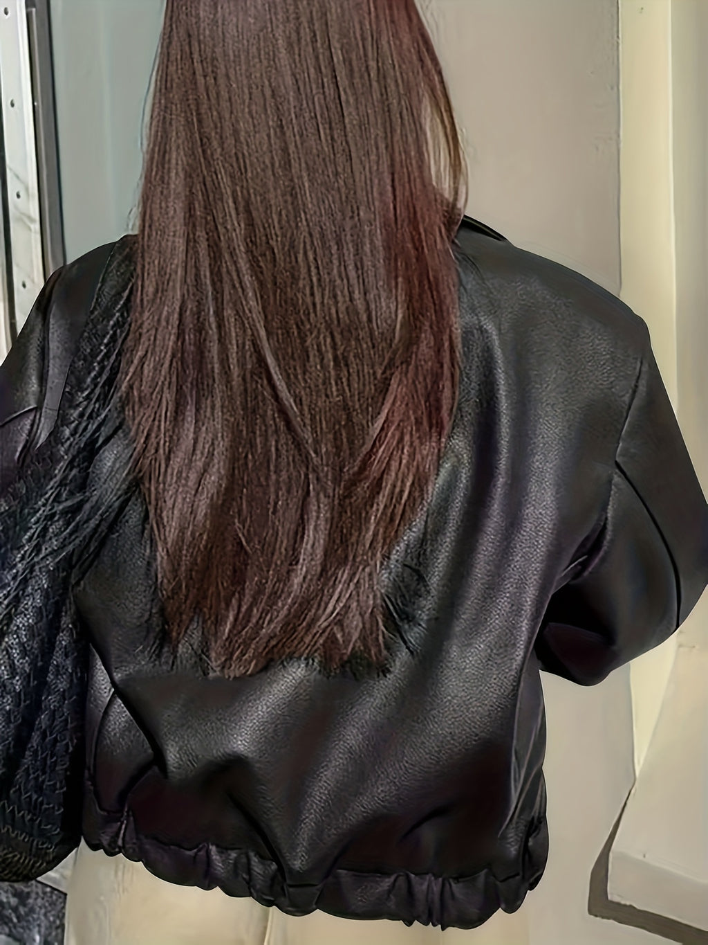 Women'S Casual Chic Jacket - Brown Zip-Up Coat with Lapel Collar, Structured Fit for Spring/Fall, Office, Party, Everyday - Durable Outerwear For Women, Ladies Jacket, Party Attire, Sleek Design, Stylish Coat, Fashion Lovers,