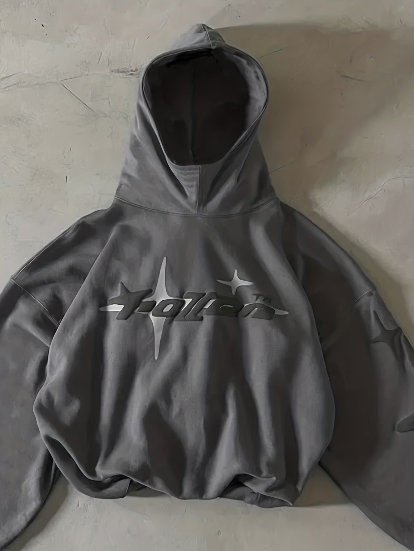 Y2K Hoodie with Graphic Print Harajuku Hip-Hop Casual Sweatshirt, New Vintage Loose Fit Unisex Streetwear, Letter Print Long Sleeve Fashion Jacket Hooded Sweatshirt