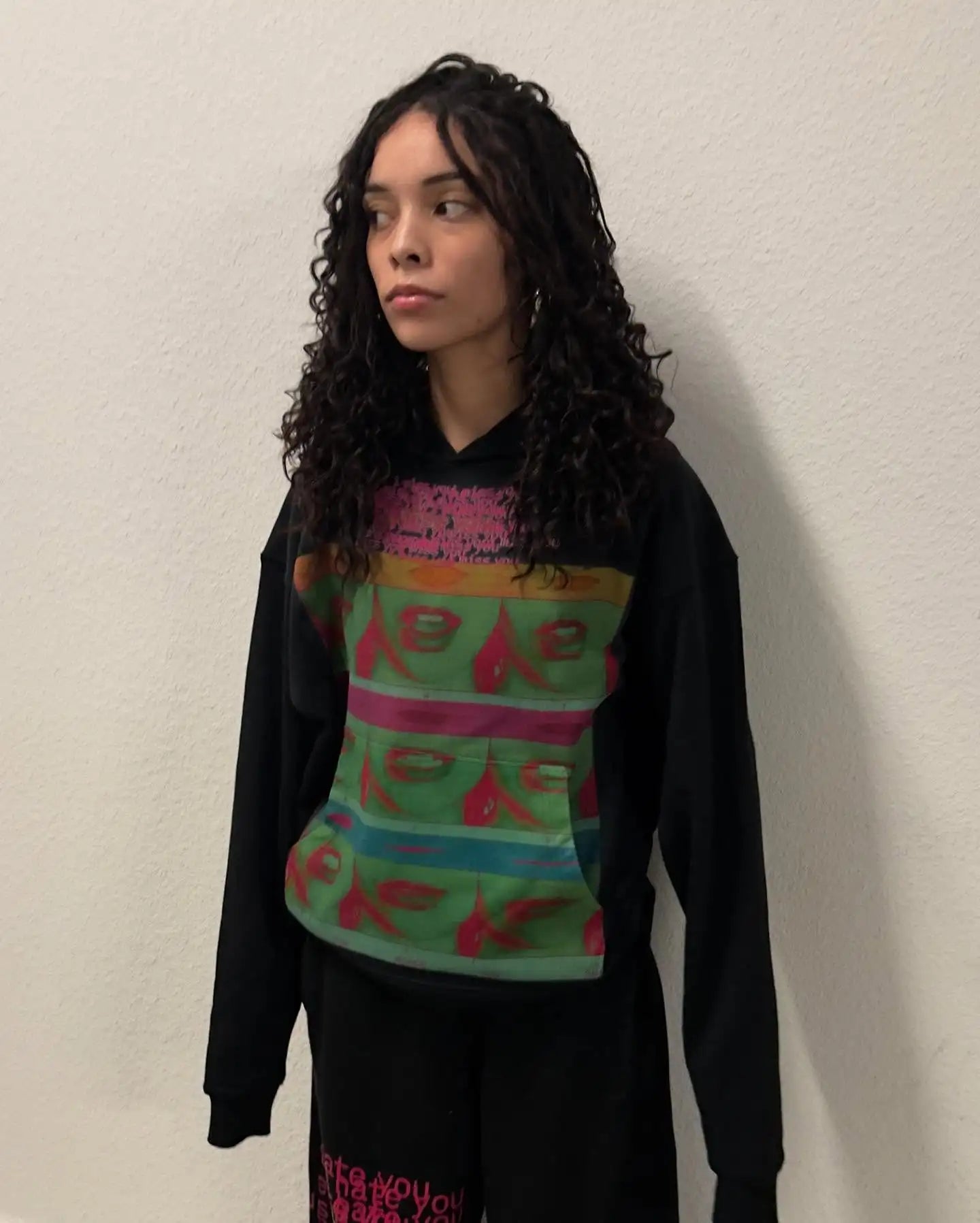 Harajuku Casual Letter Zip Oversized Hoodie Grunge Streetwear Gothic Sweatshirt Hoodies Women Tops Men Clothing Goth Y2k Clothes